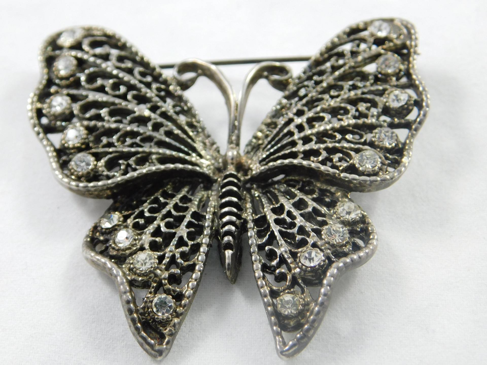 Vintage Sammler Schmetterling Brosche Mit Strass von AlwaysPlanBVintage