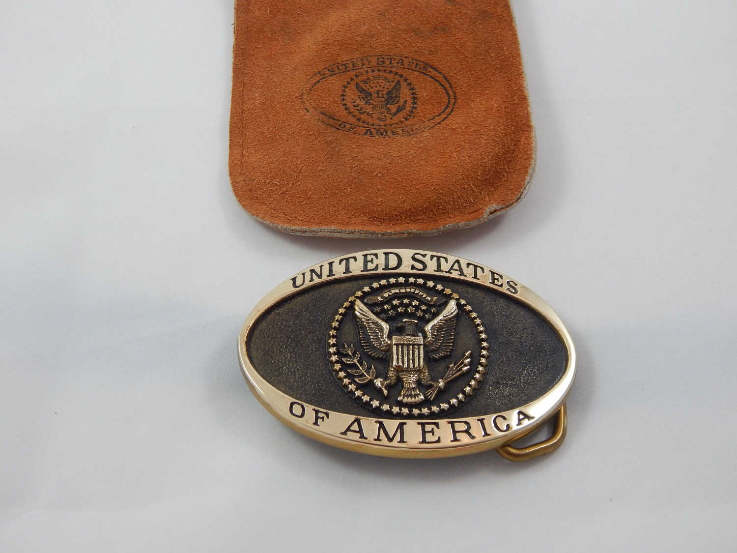 Vintage Usa Messing Gürtelschnalle von AlwaysPlanBVintage