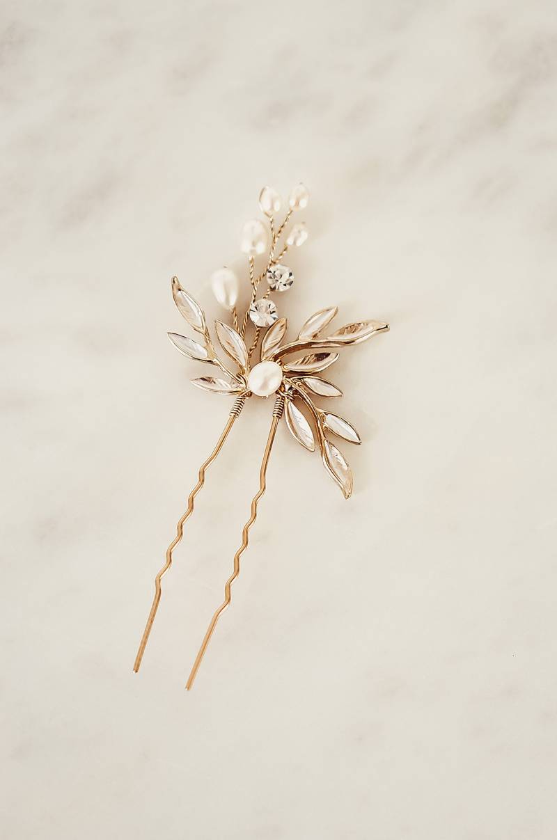 Haarnadel "Thea" Gold/Rosé von AlwaysandForeverDE