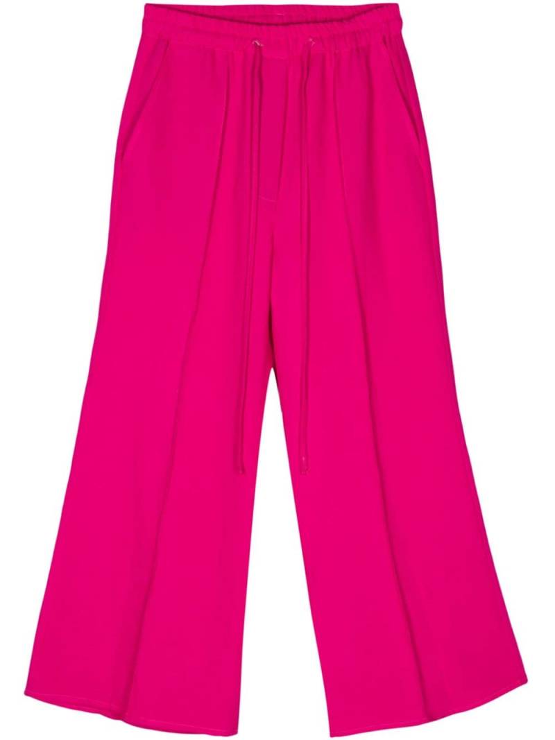 Alysi Cropped-Hose mit hohem Bund - Rosa von Alysi