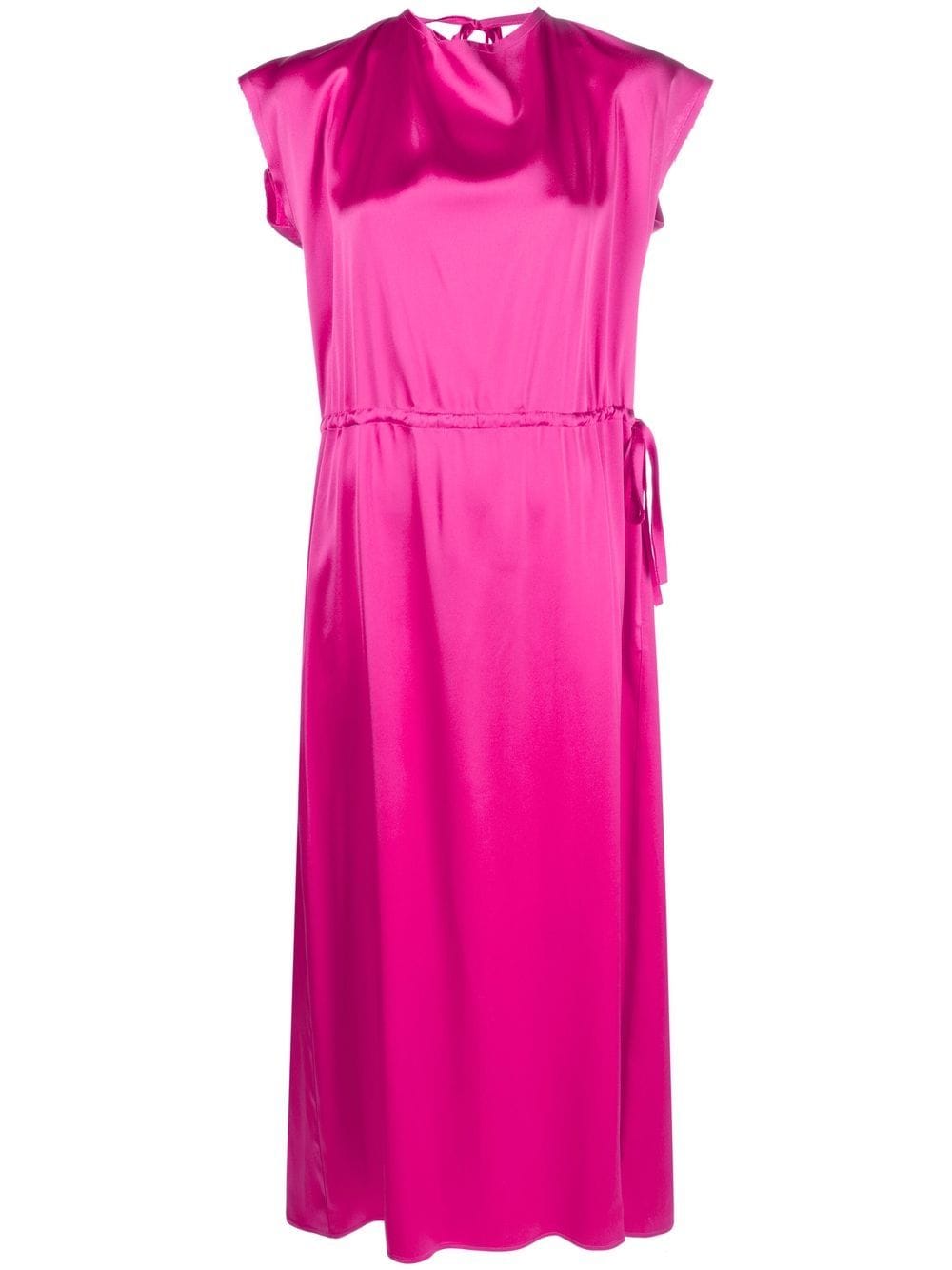 Alysi Kleid mit V-Ausschnitt - Rosa von Alysi