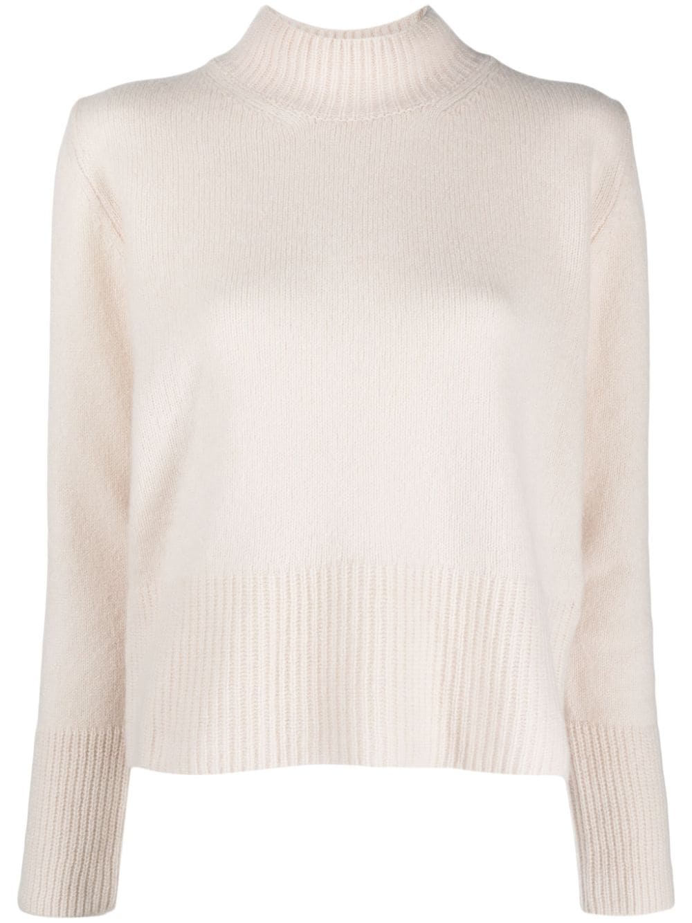 Alysi Pullover mit Stehkragen - Nude von Alysi