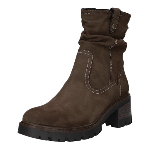 Alyssa so lovely Schlupf-/Reißverschlußstiefelette Warmfutter ab 35mm Absatz TW25W-23039-01-DB von Alyssa so lovely