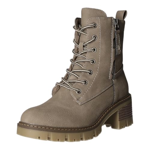 Alyssa so lovely Schnürstiefelette Warmfutter ab 35mm Absatz TW25W-23039-07-BE von Alyssa so lovely