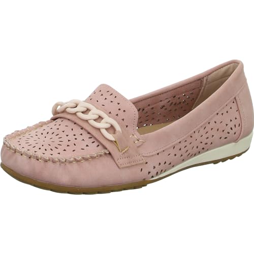 Alyssa 242786-565-PI Damen Slipper Halbschuh gelocht oder geflochten, Größe 39 von Alyssa