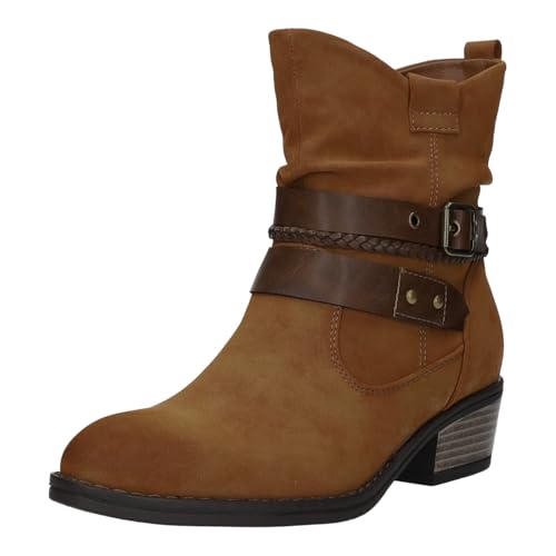 Alyssa so lovely Schlupf-/Reißverschlußstiefelette Warmfutter ab 35mm Absatz 7073-49-MB OSS von Alyssa so lovely