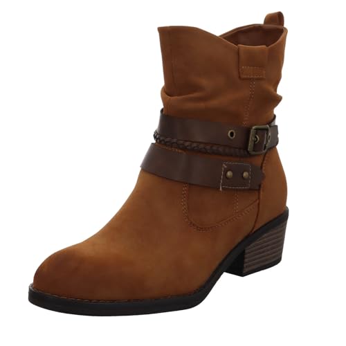 Alyssa 7073-49-MB OSS Damen Schlupf/Reißverschlussstiefelette Warmfutter, Größe 39 von Alyssa