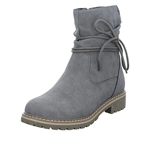 Alyssa A705-82 Damen Schlupf/Reißverschlussstiefelette Warmfutter, Größe 39 von Alyssa