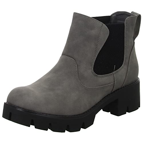 Alyssa R8-B05301A-GY Damen Schlupf/Reißverschlussstiefelette Kaltfutter, Größe 41 von Alyssa
