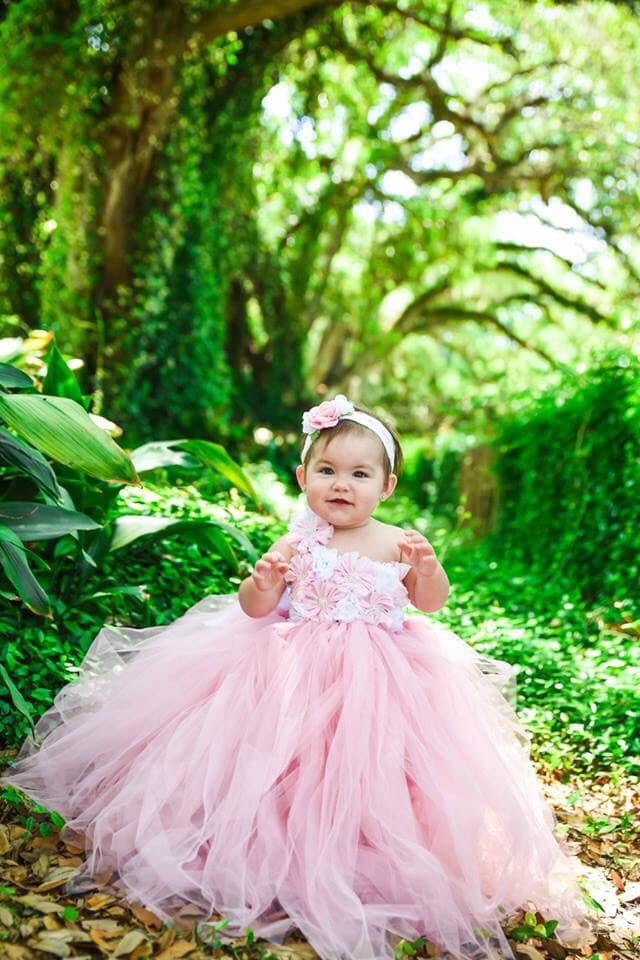 Prinzessin Blumenmädchen Geburtstag Hochzeit Tutu Custom Abendkleid Baby Kinder Mädchen Kleid von AlyssaFashionCouture