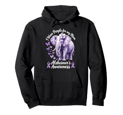Mama Alzheimer's Awareness Elefant Wear Violett für meine Mutter Pullover Hoodie Mama Alzheimer's Awareness Elefant Wear Violett für meine Mutter Pullover Hoodie von Alzheimer's Awareness Tees NYC