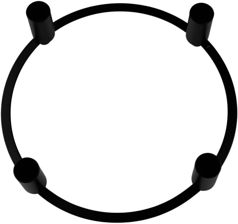 AM Design Adventsleuchter "Kerzenhalter aus Metall, für 4 Kerzen, Ø 24 cm" Weihnachtsdeko, Adventskranz, Stabkerzenhalter von Am Design