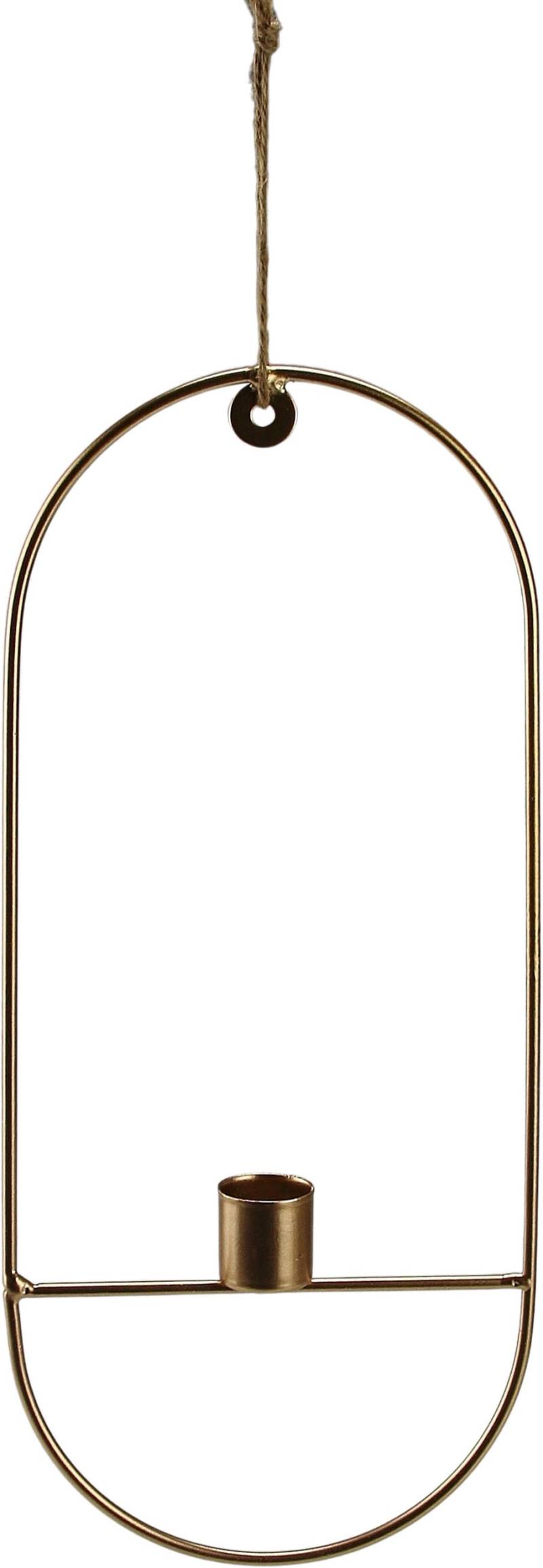 AM Design Kerzenhalter "Weihnachtsdeko" aus Metall, Höhe ca. 31,5 cm von Am Design