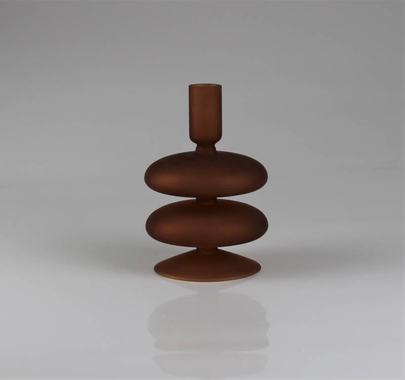 AM Design Kerzenhalter "aus Glas", (2 St.), 2er Set, BxH: 10x16 cm von Am Design