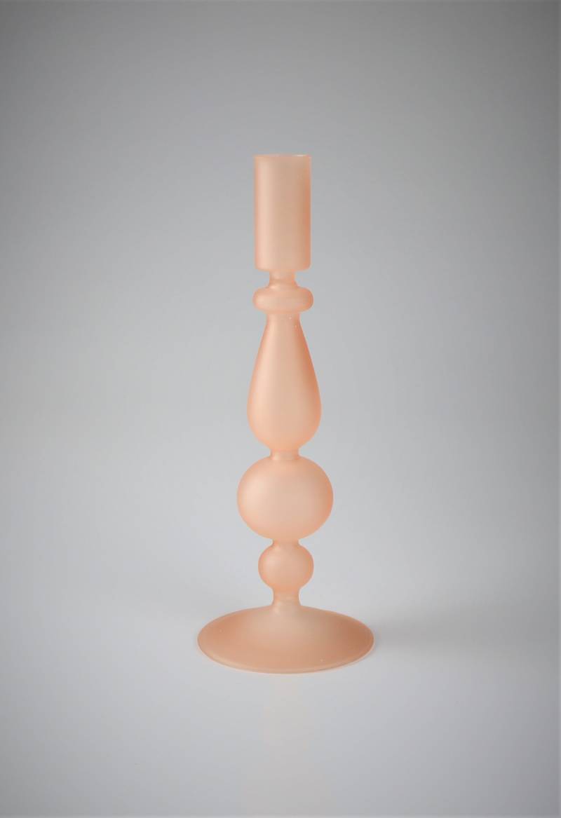 AM Design Kerzenleuchter "aus Glas", (2 St.), 2er Set, BxH: 8x21 cm von Am Design