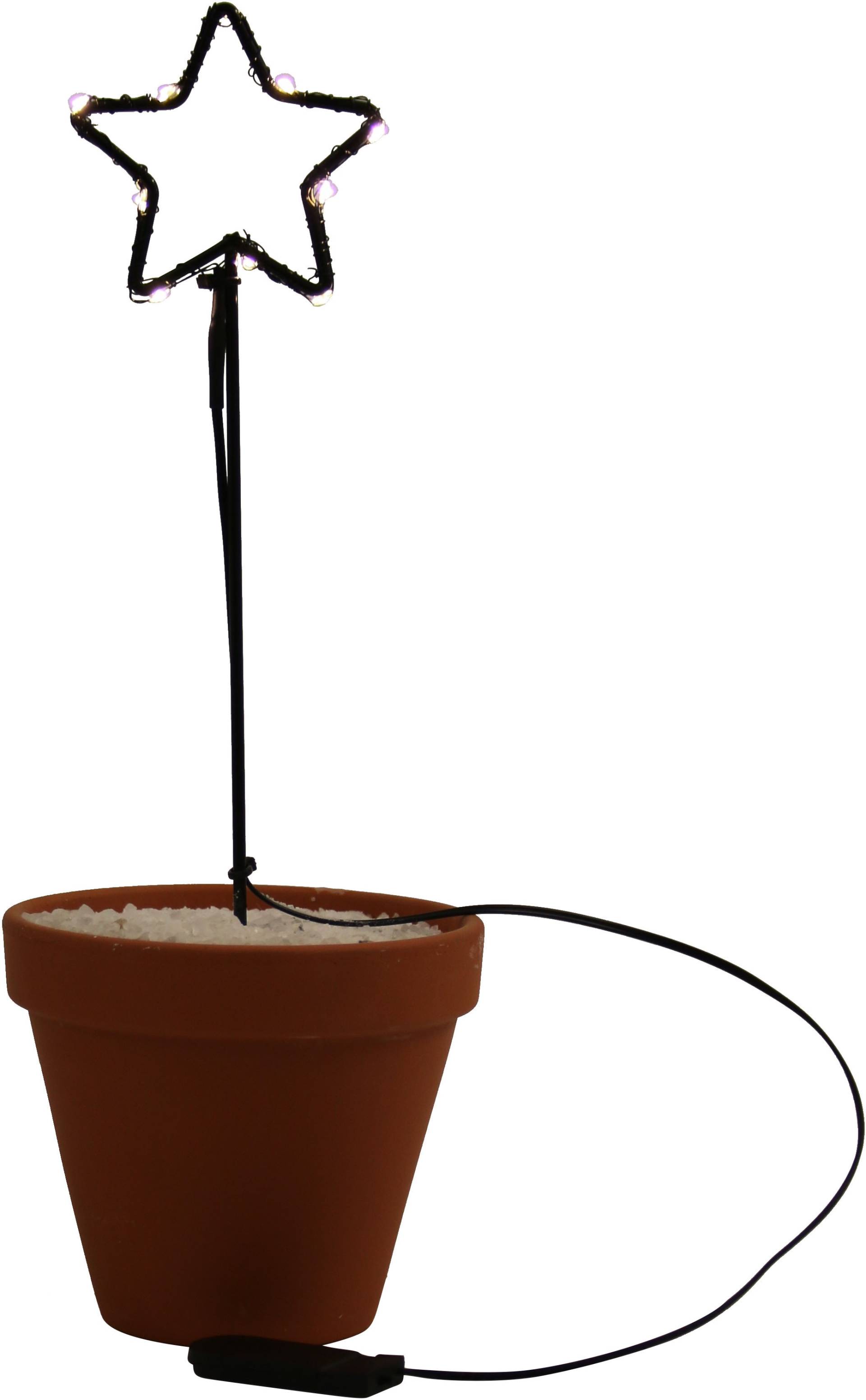 AM Design LED Stern, Weihnachtsstern aus Draht, 4-er Set, Höhe ca. 25 cm, Weihnachtsdeko AM Design LED Stern, Weihnachtsstern aus Draht, 4-er Set, Höhe ca. 25 cm, Weihnachtsdeko von Am Design