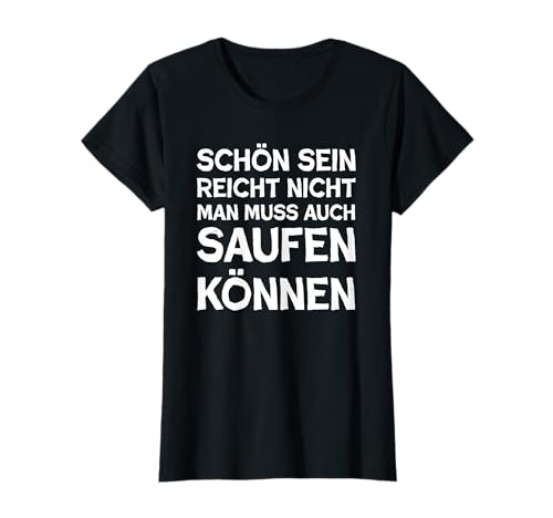 Man muss auch saufen können - Lustiger Spruch T-Shirt Man muss auch saufen können - Lustiger Spruch T-Shirt von Am End Fashion