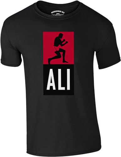 Ali T-Shirt Muhammad Boxing Legend Black L von AmAirArT
