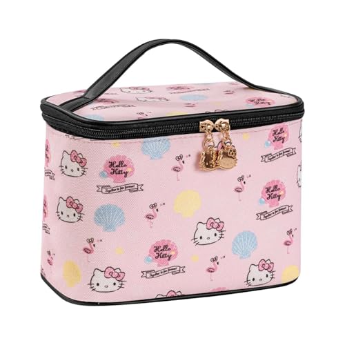 AmBealla Make-up-Tasche, Reise-Kosmetiktasche, Pinselhalter, Reißverschluss, niedlicher Organizer, geeignet für Geldbörse für Damen, 09 Sweet Holiday, modisch AmBealla Make-up-Tasche, Reise-Kosmetiktasche, Pinselhalter, Reißverschluss, niedlicher Organizer, geeignet für Geldbörse für Damen, 09 Sweet Holiday, modisch von AmBealla