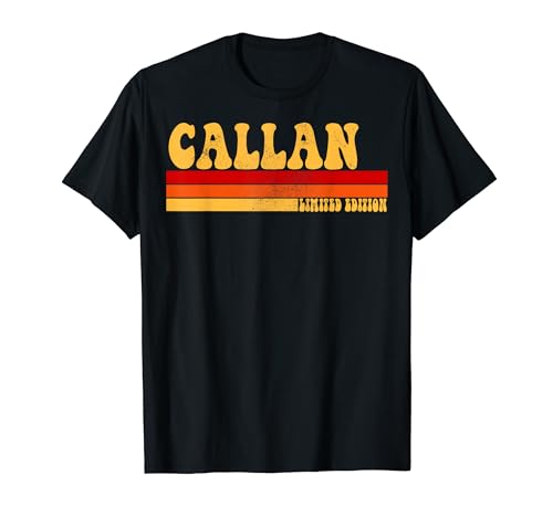 CALLAN Name Personalisierte Idee Herren Retro Vintage CALLAN T-Shirt CALLAN Name Personalisierte Idee Herren Retro Vintage CALLAN T-Shirt von AmaStyle Co.