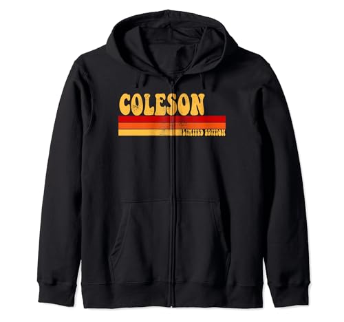 Coleson Name Personalisierte Idee Herren Retro Vintage Coleson Kapuzenjacke von AmaStyle Co.