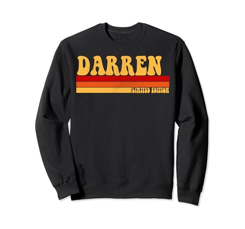 Darren Name Personalisierte Idee Herren Retro Vintage Darren Sweatshirt von AmaStyle Co.