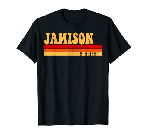 Jamison Name Personalisierte Idee Herren Retro Vintage JAMISON T-Shirt von AmaStyle Co.
