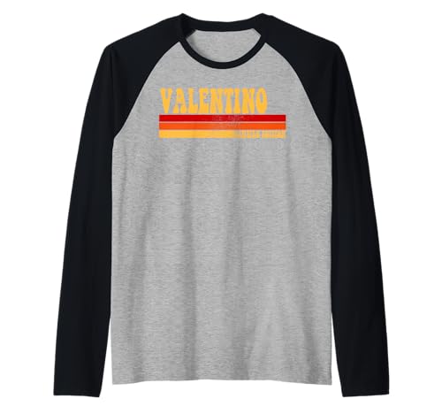 Valentino Name Personalisierte Idee Herren Retro Vintage Valentino Raglan Valentino Name Personalisierte Idee Herren Retro Vintage Valentino Raglan von AmaStyle Co.