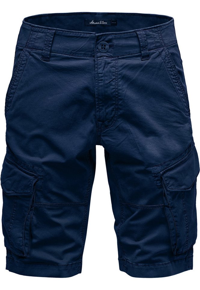 Amaci&Sons Cargoshorts RIVERLEA Cargoshorts Herren Bermuda Short Hose Regular Fit von Amaci&Sons