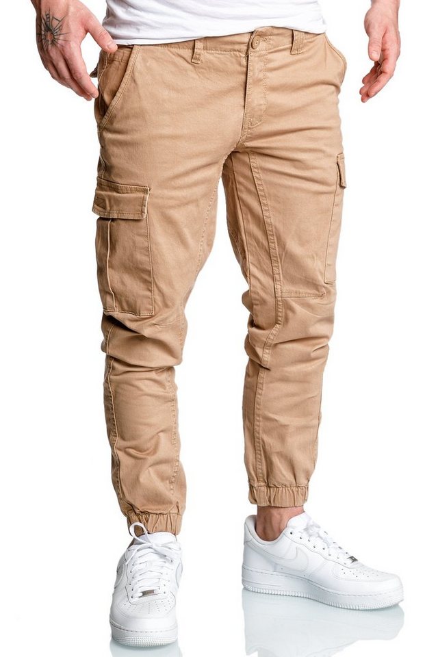 Amaci&Sons Chinohose RIALTO Cargo Jogger-Chino Herren Cargo Jogger Chino Jeans Hose von Amaci&Sons