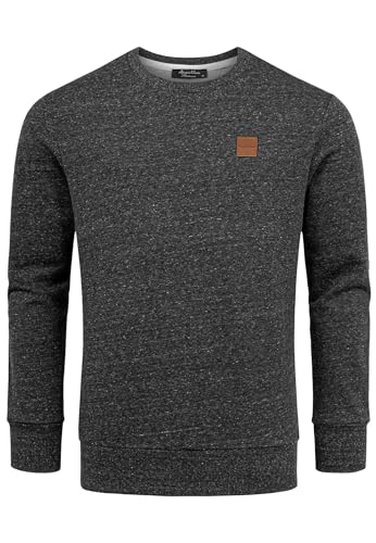 Amaci&Sons Herren Basic College Sweatjacke Pullover Hoodie Sweatshirt 4070 Schwarz M von Amaci&Sons