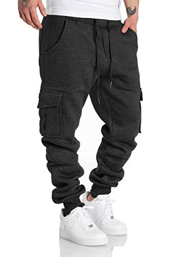 Amaci&Sons Herren Cargo Jogginghose Sporthose Sweatpants Jogger Trainingshose 2016 Anthrazit L von Amaci&Sons