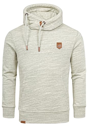 Amaci&Sons Herren Kapuzenpullover Basic Kontrast Sweatjacke Pullover Hoodie Sweatshirt 4072 Grün L von Amaci&Sons