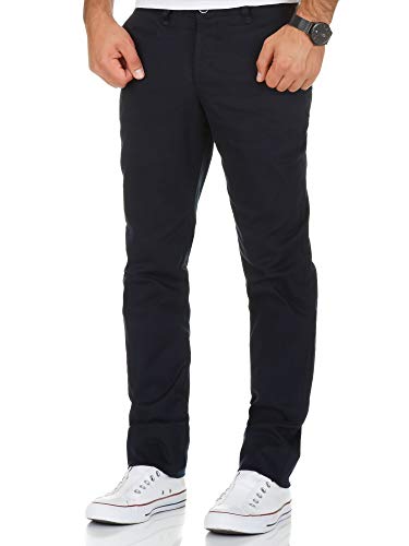 Amaci&Sons Herren Regular Slim Stretch Chino Hose Fit 1-7010 Navyblau W29/L30 von Amaci&Sons