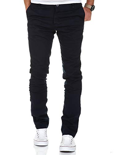 Amaci&Sons Herren Slim Fit Stretch Chino Hose Jeans 7100 Navyblau W29/L32 von Amaci&Sons