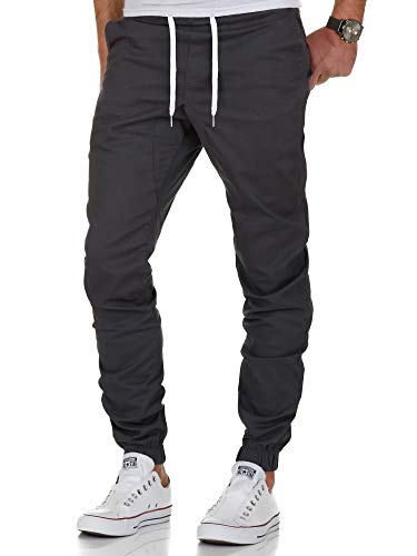Amaci&Sons Herren Stretch Jogger Basic Chino Jeans Hose Cargo 7002 Anthrazit W36 Amaci&Sons Herren Stretch Jogger Basic Chino Jeans Hose Cargo 7002 Anthrazit W36 von Amaci&Sons