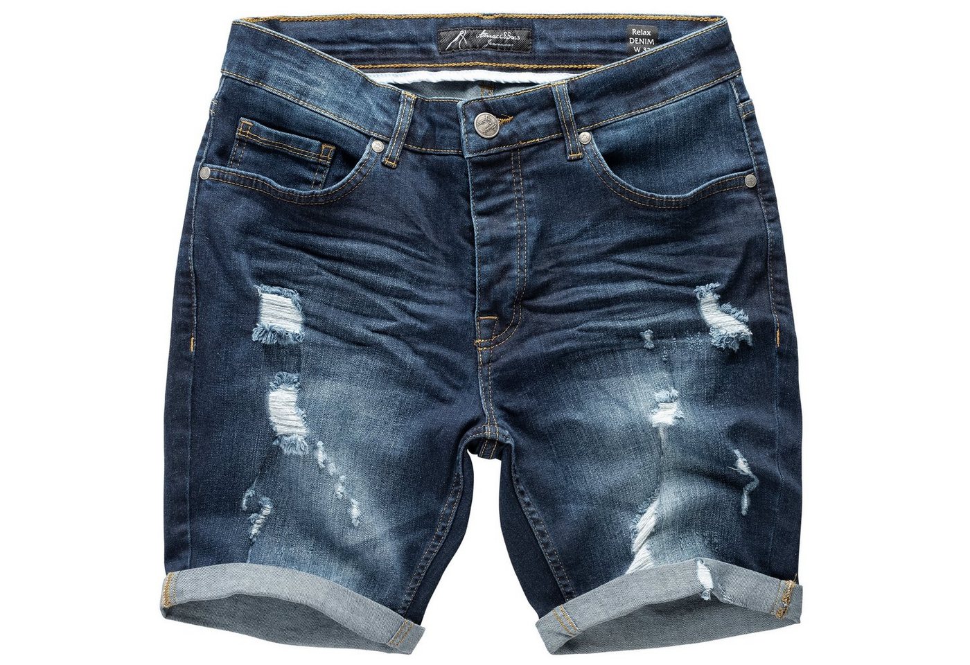 Amaci&Sons Jeansshorts SAN DIEGO Destroyed Jeans Shorts von Amaci&Sons