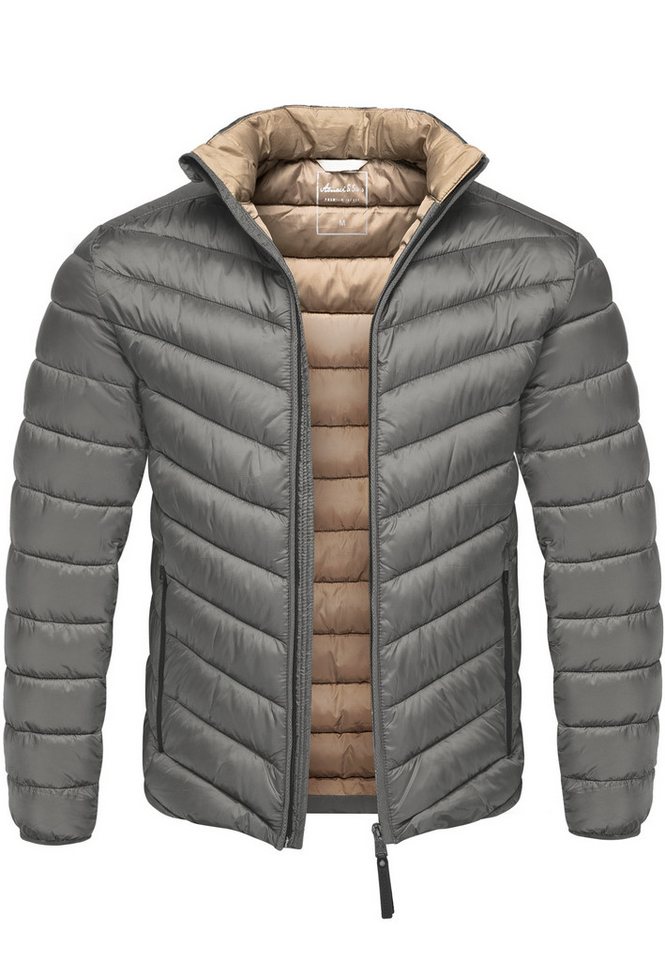 Amaci&Sons Steppjacke CHANDLER Steppjacke Herren gefütterte Outdoor Basic Übergangsjacke von Amaci&Sons