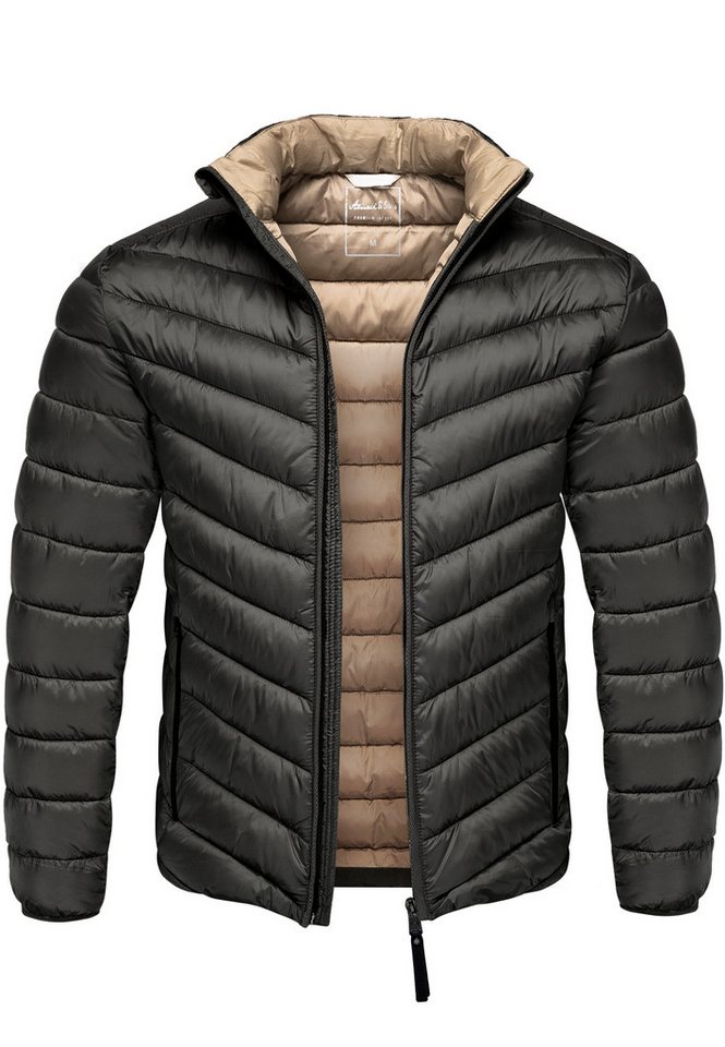 Amaci&Sons Steppjacke CHANDLER Steppjacke Herren gefütterte Outdoor Basic Übergangsjacke von Amaci&Sons