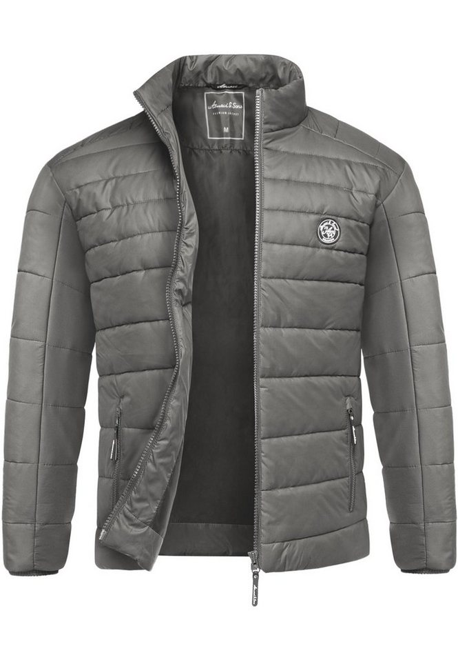 Amaci&Sons Steppjacke REVERE Steppjacke Herren Outdoor Basic Patch Jacke von Amaci&Sons