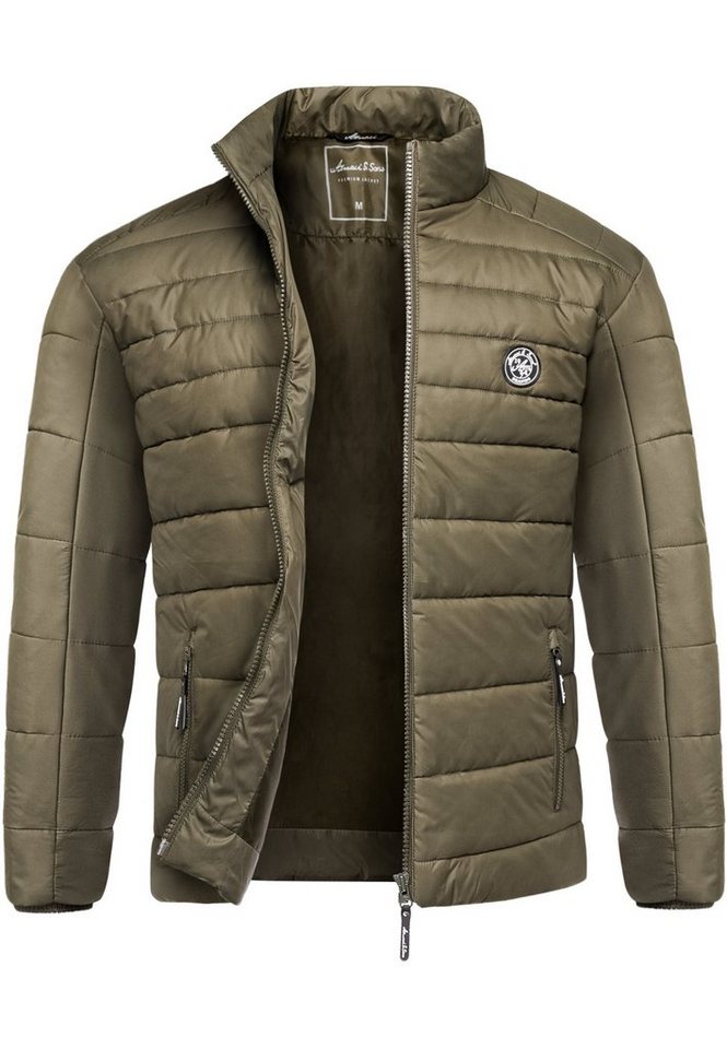 Amaci&Sons Steppjacke REVERE Steppjacke Herren Outdoor Basic Patch Jacke von Amaci&Sons