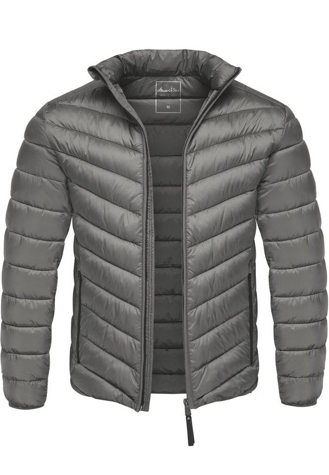 Amaci&Sons Steppjacke TORONTO Steppjacke Herren gefütterte Outdoor Basic Übergangsjacke von Amaci&Sons