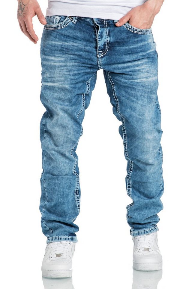 Amaci&Sons Stretch-Jeans Raleigh Jeans Regular Slim von Amaci&Sons