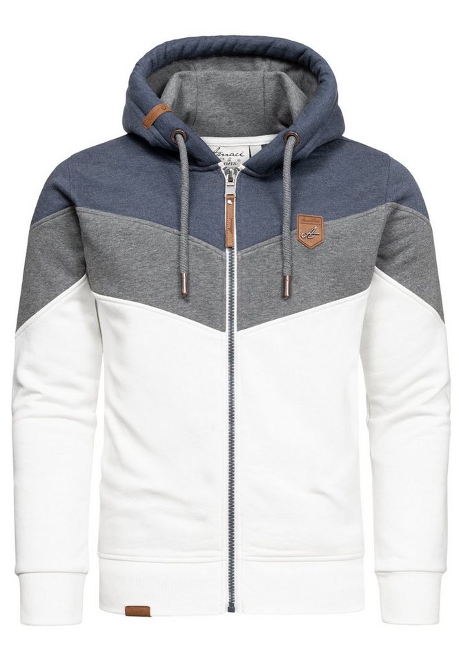 Amaci&Sons Kapuzenpullover ARDMORE Sweatjacke im Block-Design Herren Kapuzenpullover Pullover Hoodie Zipper Jacke von Amaci&Sons