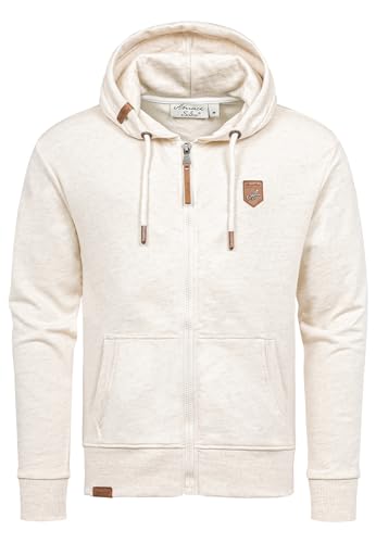 Amaci&Sons Sweatjacke Kapuzenpullover Herren Pullover Hoodie Zipper Jacke 4073 Beige 3XL von Amaci&Sons