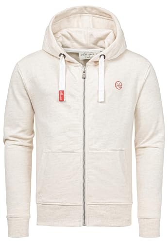 Amaci&Sons Sweatjacke Kapuzenpullover Herren Pullover Hoodie Zipper Jacke 4075 Beige L von Amaci&Sons