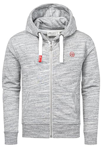 Amaci&Sons Sweatjacke Kapuzenpullover Herren Pullover Hoodie Zipper Jacke 4075 Grau XXL von Amaci&Sons