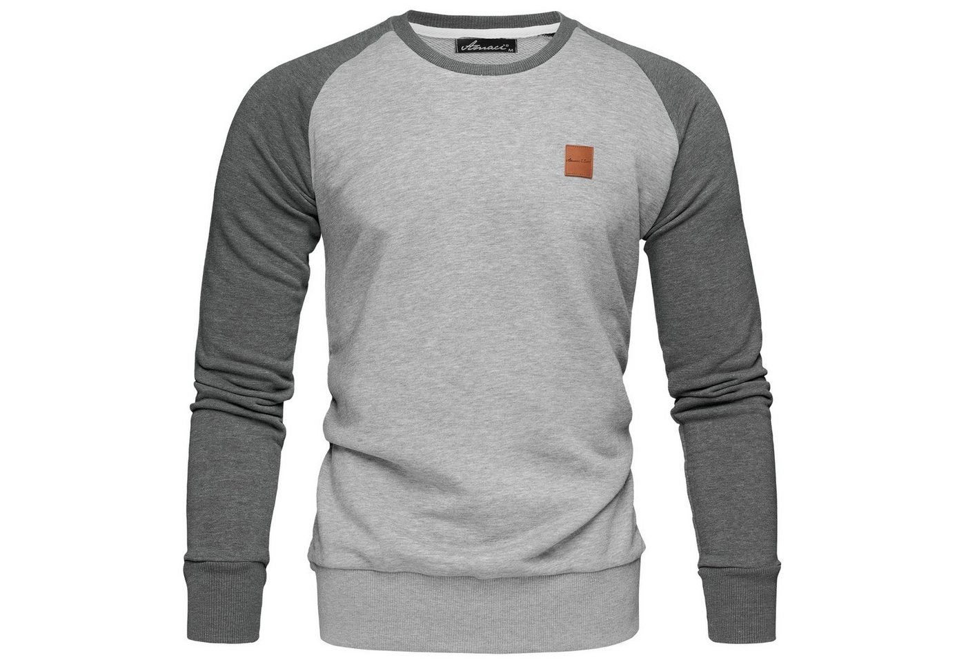 Amaci&Sons Sweatshirt MILWAUKEE Sweatshirt mit Rundhalsausschnitt von Amaci&Sons