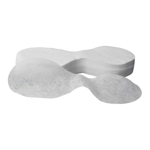 Amagogo 100 Stücke nicht gewebte Augen sorgten Augen Schönheitsblätter, atmungsaktiv, verfügbar bequem, DIY Eyes maskieren Papier Gesichtsaugenpolster, Kein Loch Baumwoll, 21cmx7.5cm von Amagogo