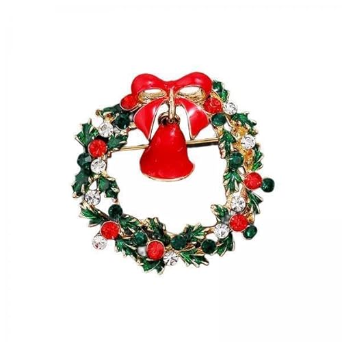 Amagogo 4x Elegante Weihnachtsbrosche, Kleidungsabzeichen, Broschen für Anzüge, Kleider, Pullover, Dekoration von Amagogo